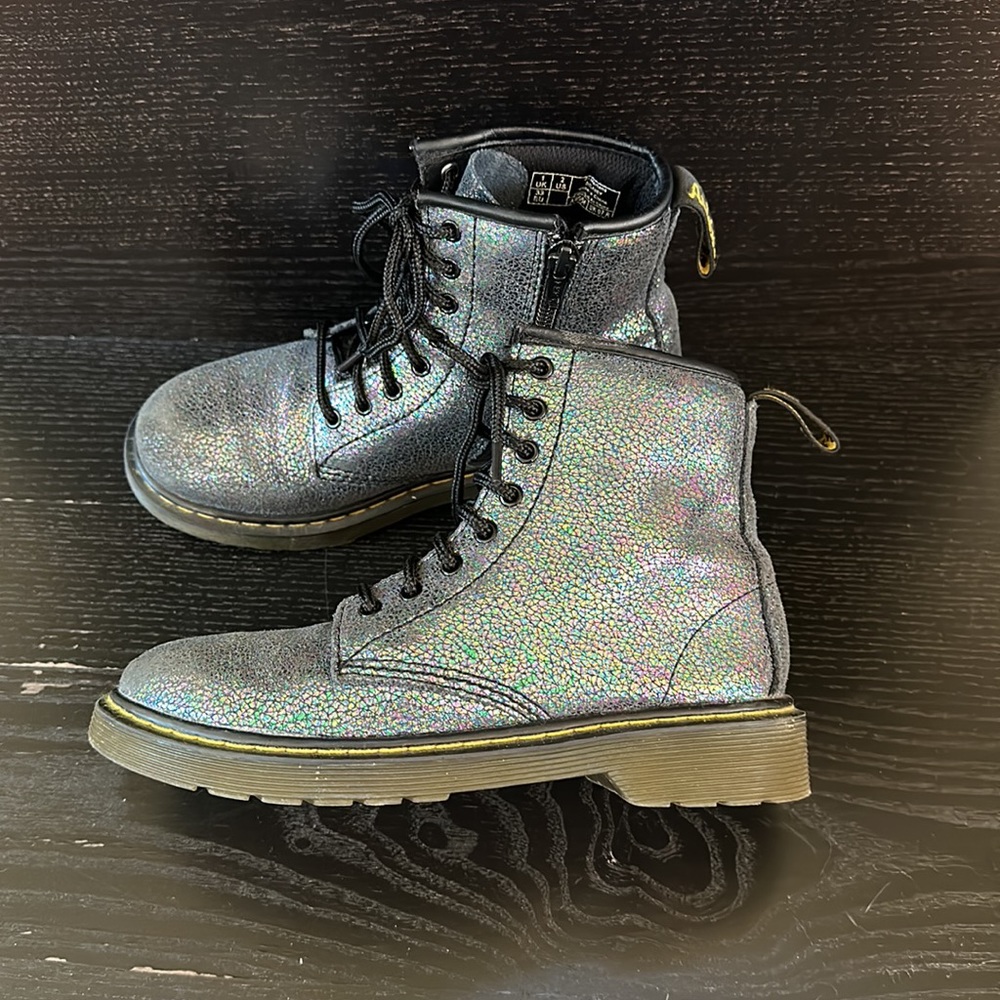 Dr. Martens Holographic Delaney Boots